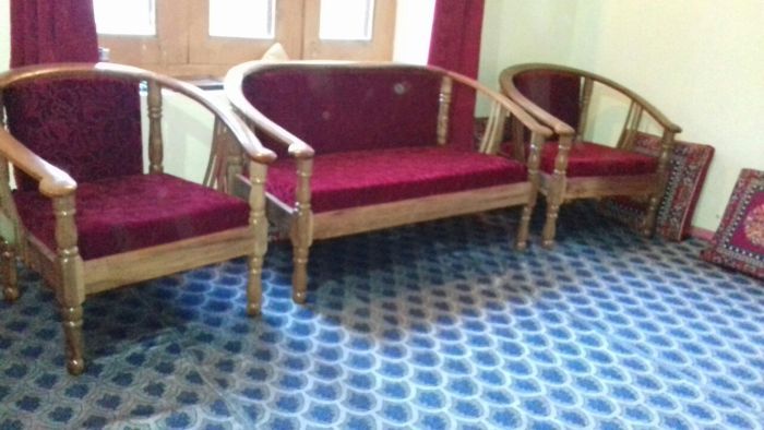 Wooden Sofa Set 01