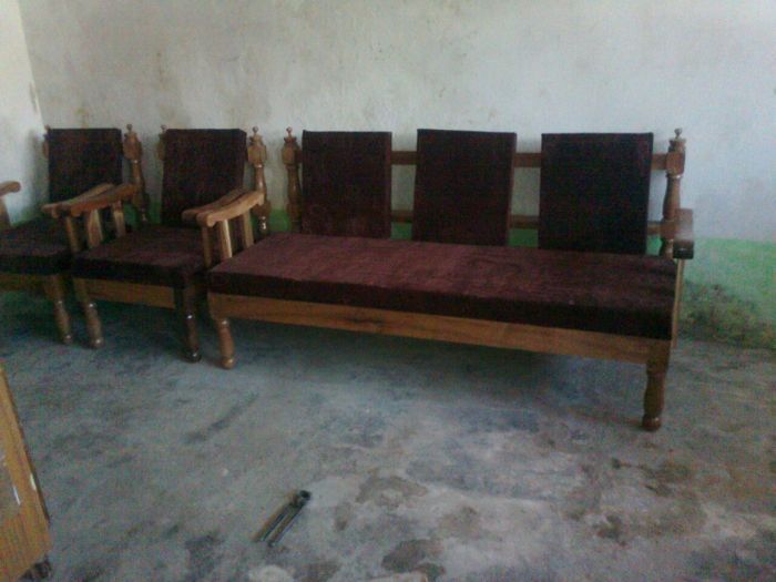 Wooden Sofa Set 06