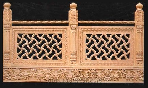 Stone Jali Railing 02