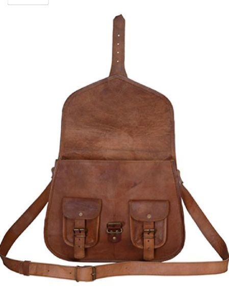 Ladies Leather Vintage Crossbody Bag 01
