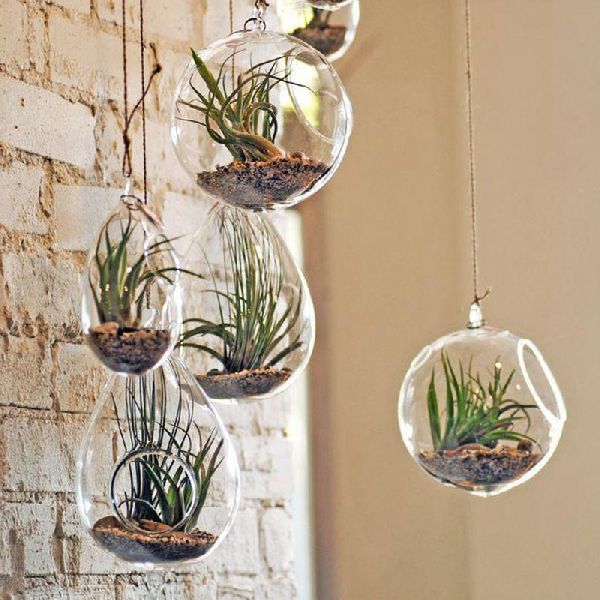 Hanging Glass Flower Pots 01