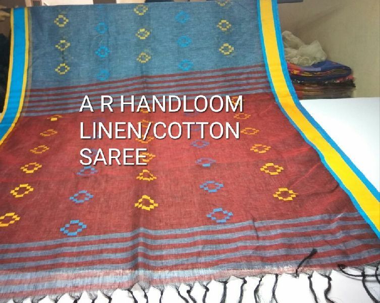 Linen Cotton Saree 01