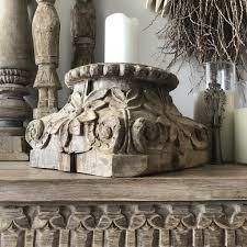 DRH5 Antique Pillar Candle Stand