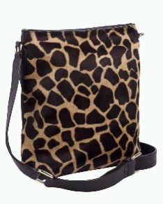 Cow Hairon-Brown Leather Sling Bag