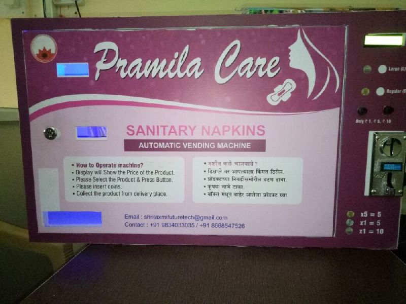 Pramila Care Sanitary Napkin Vending Machine 01