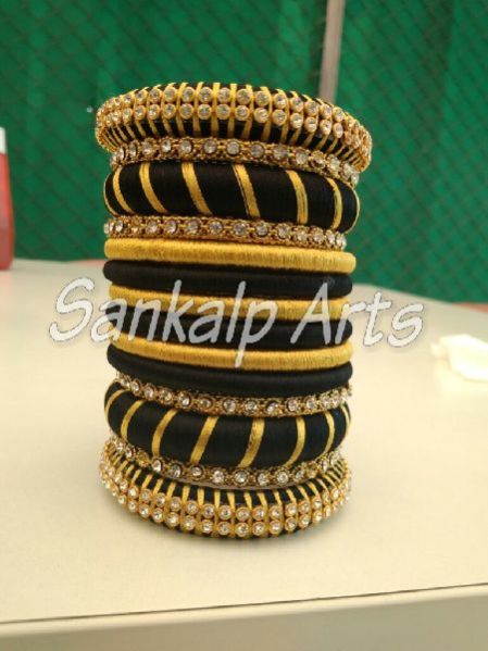 Bridal Silk Thread Bangle 02