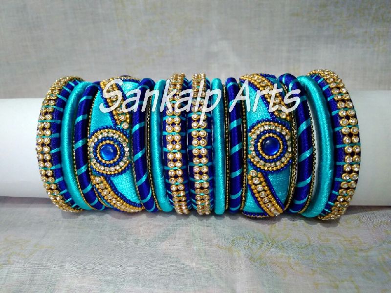 Bridal Silk Thread Bangle 03