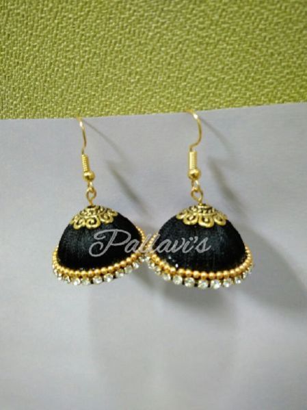 Silk Thread Earring Jhumka 13