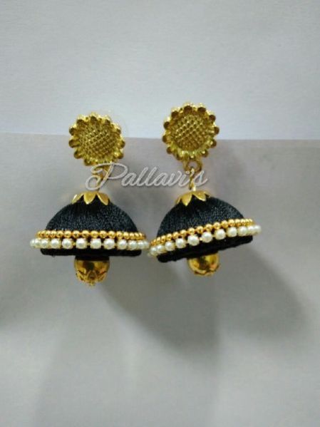 Silk Thread Earring Jhumka 14