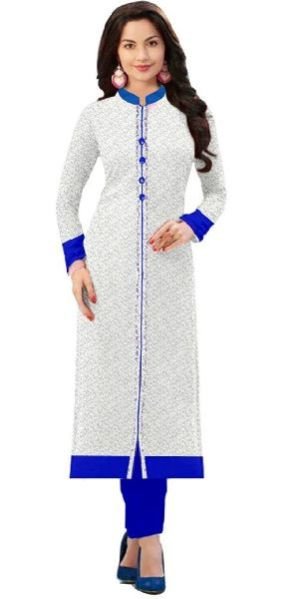 Manya Blue Cotton Kurtis