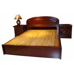 Wooden Double Bed 01
