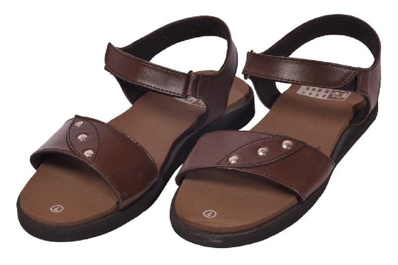 Women Podolite Croma Brown Diabetic and Orthopedic MCP Sandal 02
