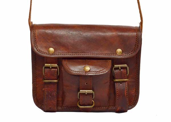 LB018MB Mens Leather Satchel Bag