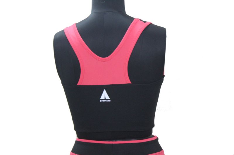 Black & Pink Sports Bra 02