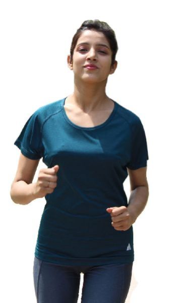 Blue Round Neck T-Shirt 01