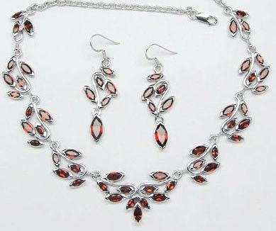 Silver Necklace Set (GA - NS 0004)