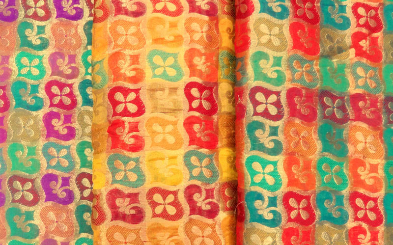Chanderi Brocade Fabric (04)