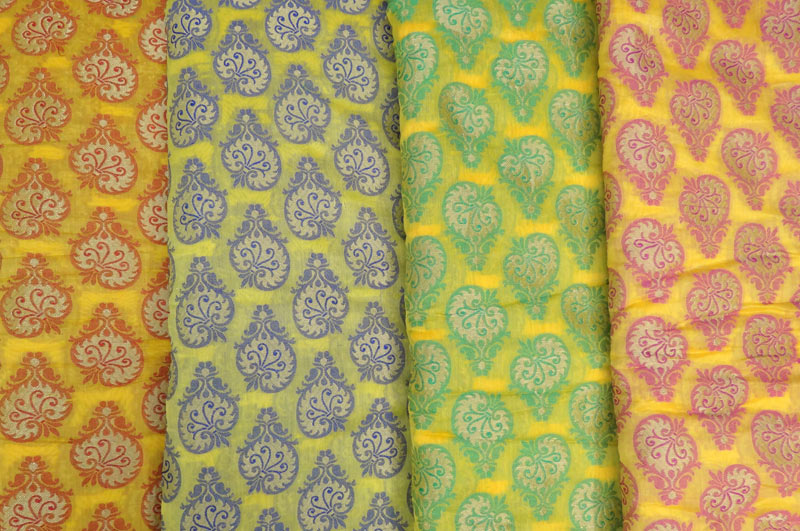 Chanderi Brocade Fabric (06)