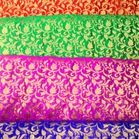 Chanderi Brocade Fabric (09)