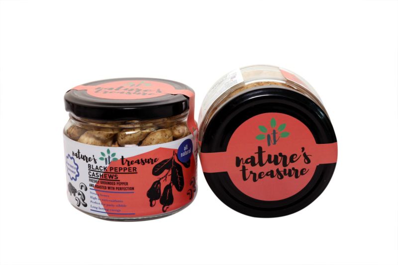 Black Pepper Flavoured Cashews 01