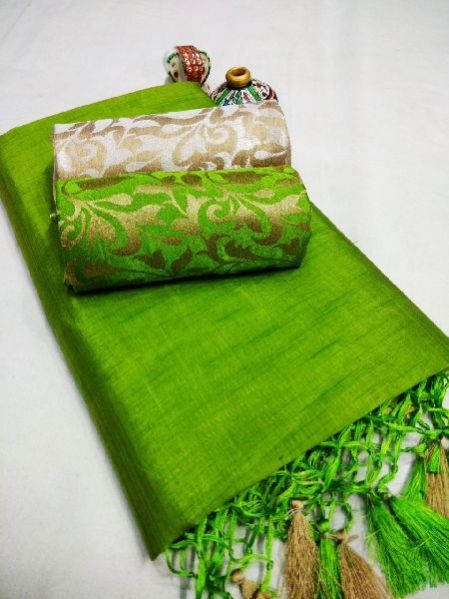 Tussar Raw Silk Saree 02