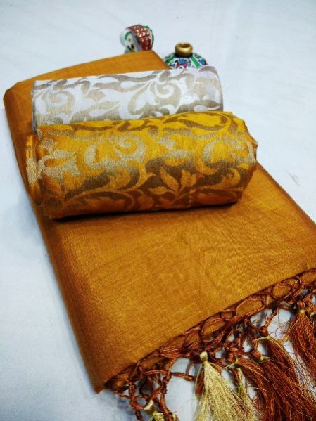 Tussar Raw Silk Saree 06