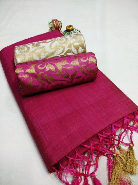 Tussar Raw Silk Saree 09