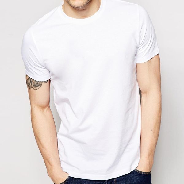Mens Cotton Round Neck T-Shirt 01