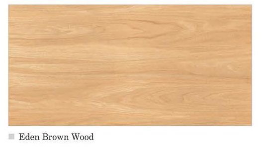 Eden Brown Wood Shine Drop Series Glazed Vitrified Tile