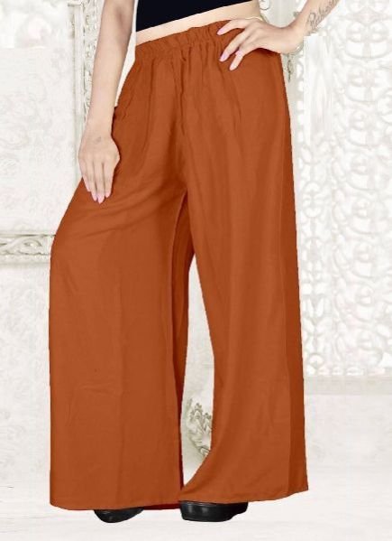 Brown Ladies Palazzo Pant