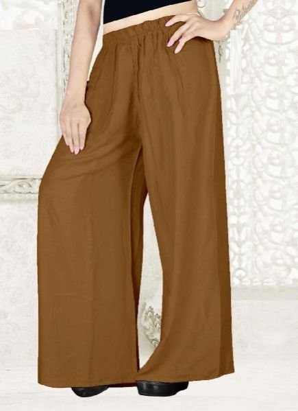 Dark Mustard Ladies Palazzo Pant