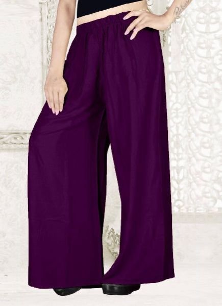 Purple Ladies Palazzo Pant