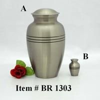Brass Cremation Urns (BR 1303)