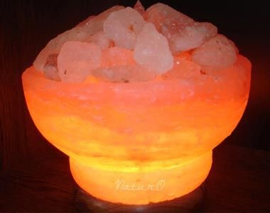 Himalayan Rocksalt Firebowl Lamp