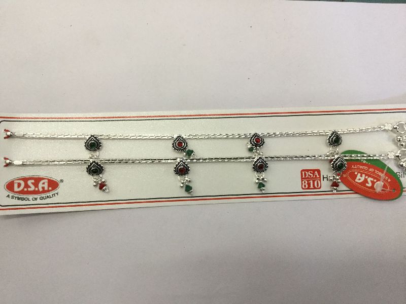 810 Hallmark Silver Anklet 03