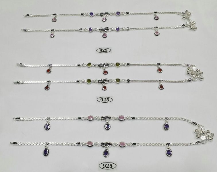 92.5 Sterling Silver Anklet 01