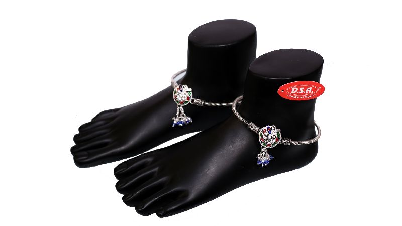 Silver Kada Payal 02