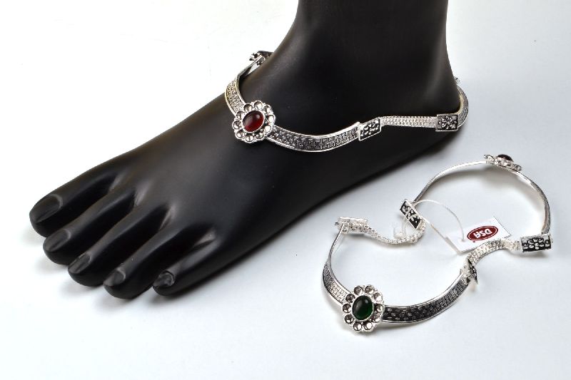 Silver Kada Payal 03