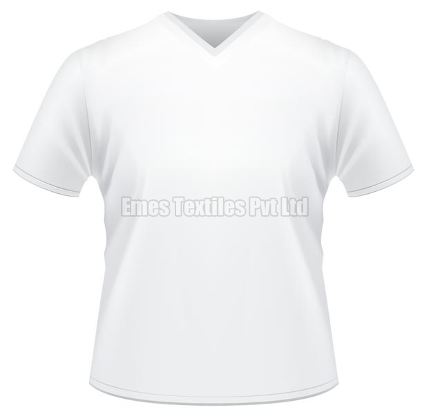 Mens V Neck Half Sleeve T-Shirts