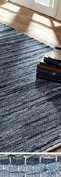 Denim Hemp Rug 01