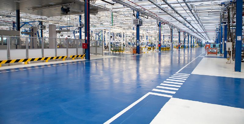 Epoxy Flooring Industrial Plant