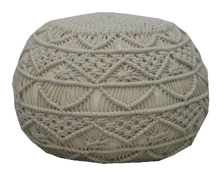 AW-Macrame Pouf -0031