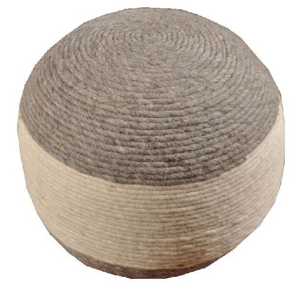AW- Wool Pouf -0032