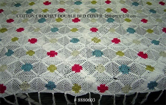 Cotton Crochet Bed Cover
