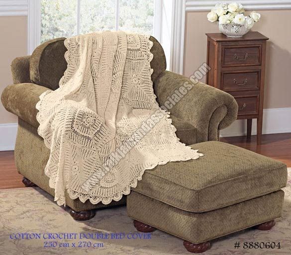 Cotton Crochet Bed Cover
