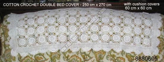 Cotton Crochet Bed Cover