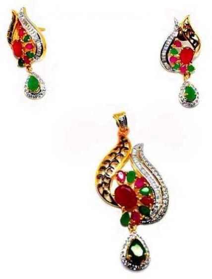 Kundan Pendant Set