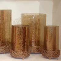 Glass Hurricane Lamp (AC - 923 )