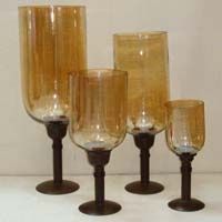 Glass Hurricane Lamp (AC - 939)