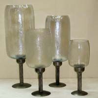 Glass Hurricane Lamp (AC - 945)